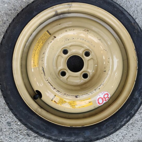 Tire saver T115/70D14 88M used, steel rim beige/yellow