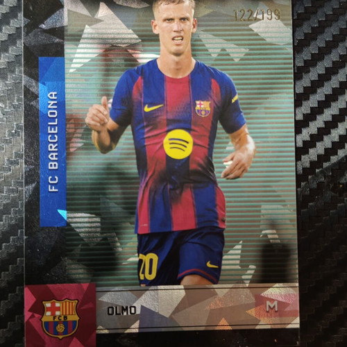 Topps FC Barcelona Dani Olmo Serial Numbered Card #122/199