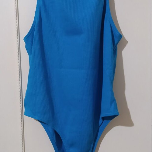 Sugarfree bodysuit new, blue, size Large