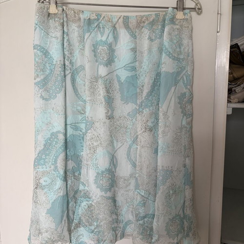 Sommerman set skirt top shirt like new, turquoise, size 50