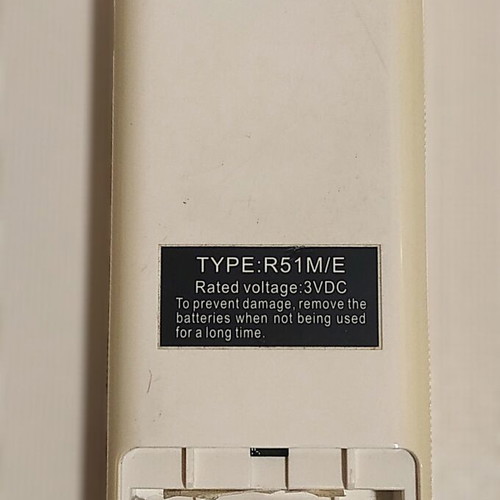 Midea air conditioner remote control used, Type R51M/E