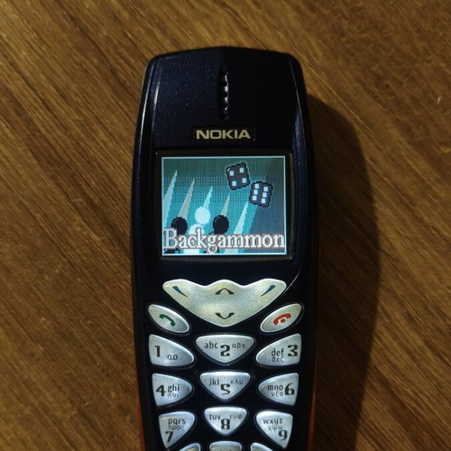 Nokia 3510i mobile phone, blue