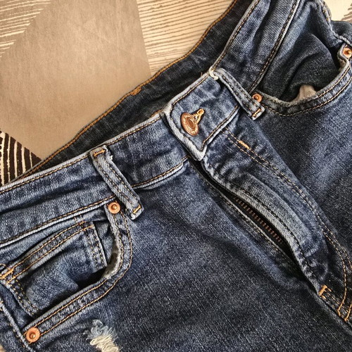 Bershka blue flare jeans like new, size M
