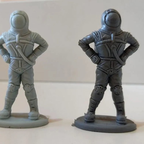 Astronaut figures new, pack of 8 soft plastic