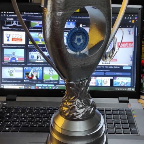 Greek Cup 2025 Olympiacos new, 3D print 35 cm