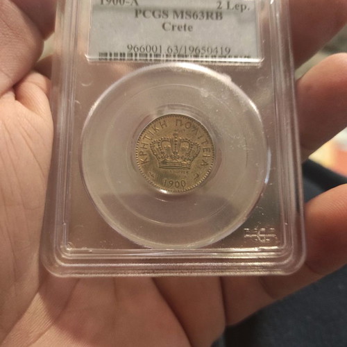 2 Lepta 1900 MS63RB New