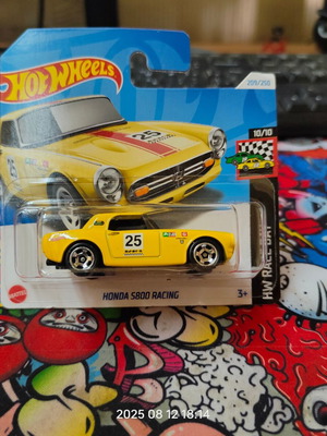 Hot Wheels Honda S800 Racing new