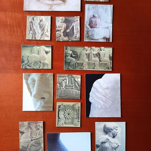Set of 14 collectible magnets from Acropolis Museum like new