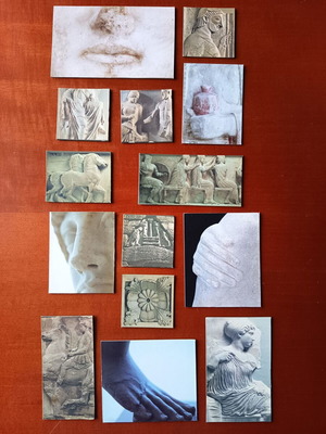 Set of 14 collectible magnets from Acropolis Museum like new