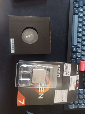 AMD Ryzen 7 5700G CPU with unused cooler