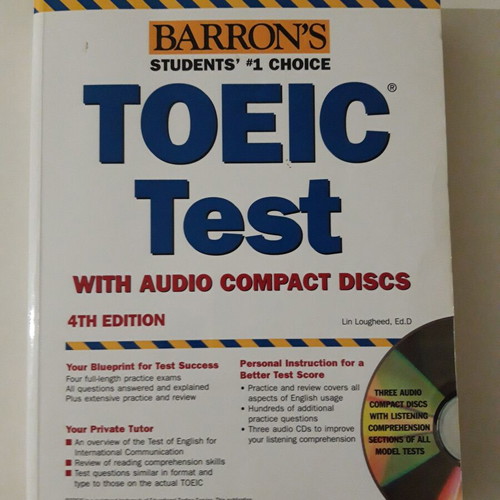Barron's TOEIC Test book like new
