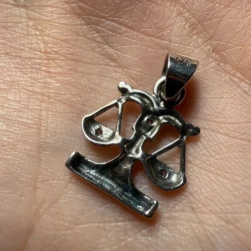 Libra Zodiac Necklace Silver 925 Handmade