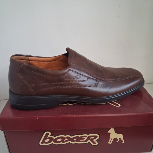 Boxer men's casual leather shoes size 46 new brown
