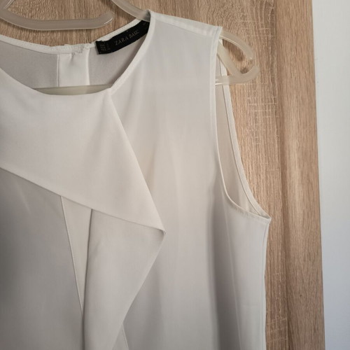 Zara 2 blouses size S like new, white and pink