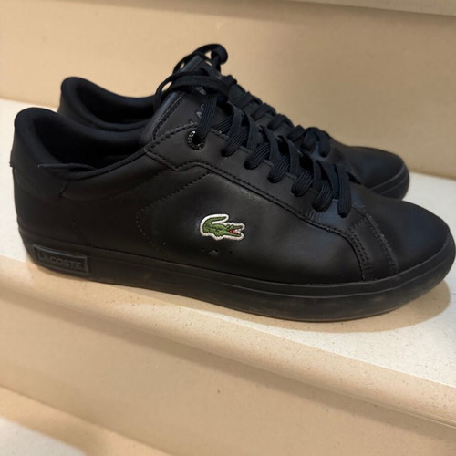 Lacoste casual shoes size 42 used, black