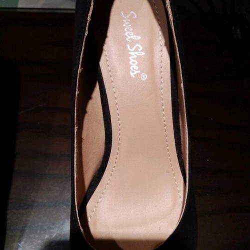 Women’s suede black pumps No36 new
