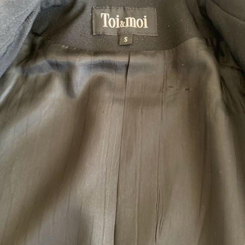 Toi and moi mid-length jacket like new, black, size S