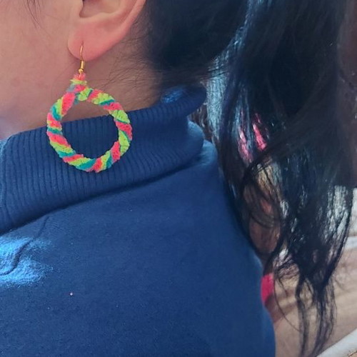 Handmade earrings new with great care