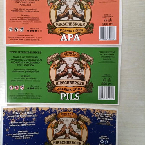 Polish microbrewery labels new with 2 Greek soft drink labels gift