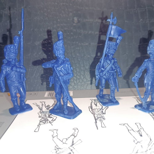 Napoleonic Wars French soldier toy soldiers 1/32