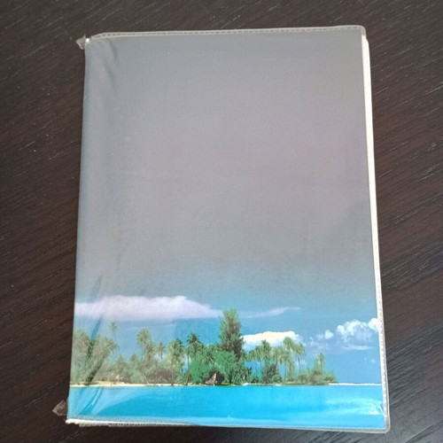 Photo album used, EKG bag style