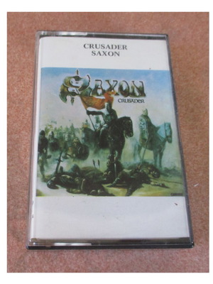 Saxon Crusader κασέτα ήχου Near Mint