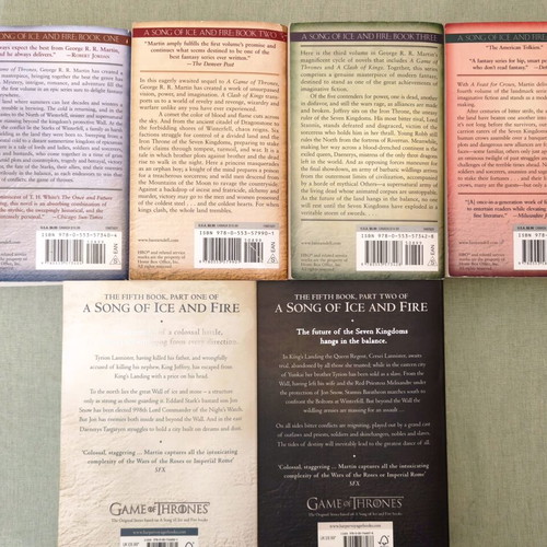 George R. R. Martin A Song of Ice & Fire complete 6-book set, English