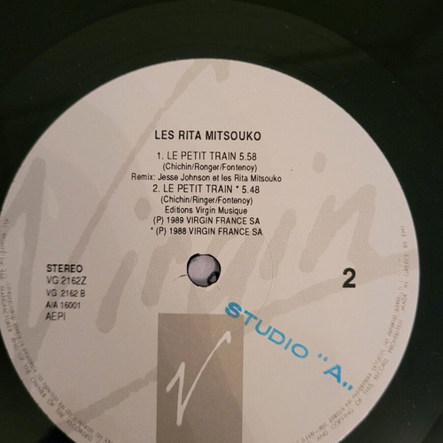 Les Ritas Mitsuko vinyl used, Les petit train