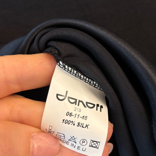 Μεταξωτή φούστα Danoff μαύρη σαν καινούργια, μέγεθος M