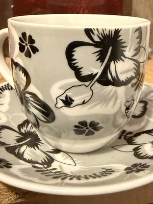 Greek Coffee Cups Set of 6 Ceramic New