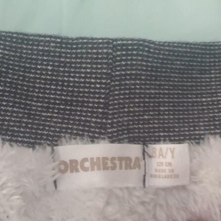 Orchestra kids' tracksuit with lining like new, size 8y 128cm, gray multicolor