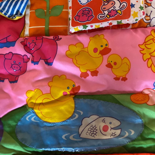 Playskool baby activity mat used, colorful