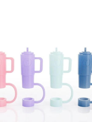 Σετ καπάκια για καλαμάκια Tupperware, 4 τεμάχια, πολύχρωμα