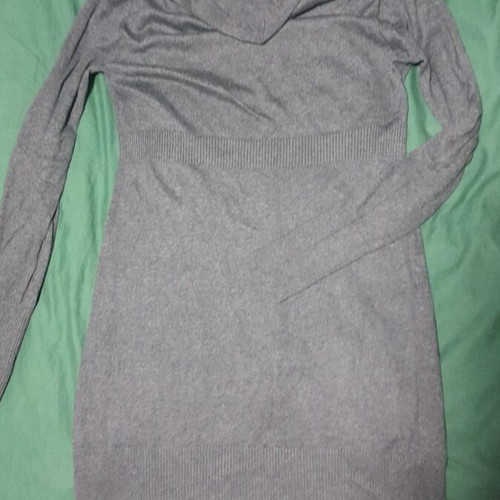 Gray knitted maternity dress Target size M like new