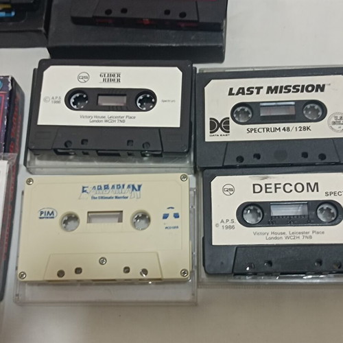 Sinclair Spectrum 48/128 game cassette pack of 9