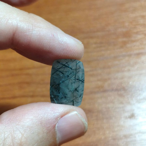 Black Rutilated Quartz beautiful quartz with black rutile 15.78ct new