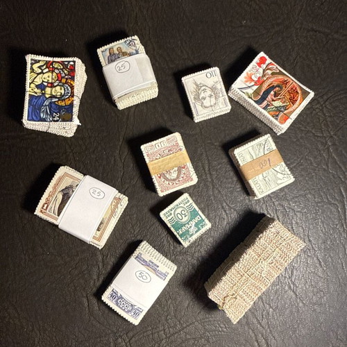 Stamp collection new, 10 bundles from Denmark, USSR, UK and more