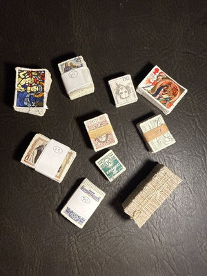 Stamp collection new, 10 bundles from Denmark, USSR, UK and more