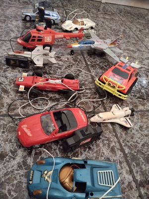 Vintage remote control toys collection used, 80s-90s lot