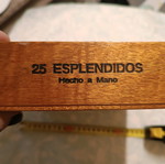 Cohiba Espléndidos wooden box used, vintage decorative