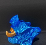 3D printed samurai mask new