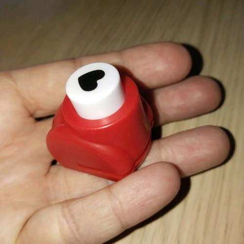 Heart-shaped paper punch new, small handmade DIY