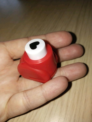 Heart-shaped paper punch new, small handmade DIY
