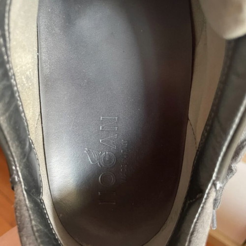 Hogan gray athletic shoes used, size 39