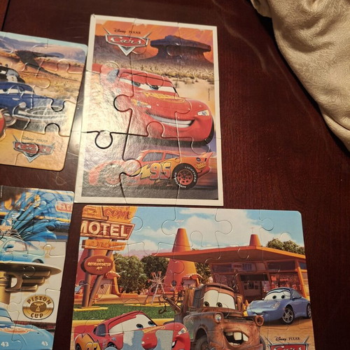 Disney Cars puzzle 10 in 1 used, 303 pieces