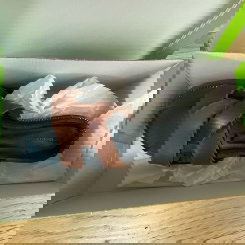 Πέδιλα flat TSOUDEROS μεταχειρισμένα, καφέ, μέγεθος 38