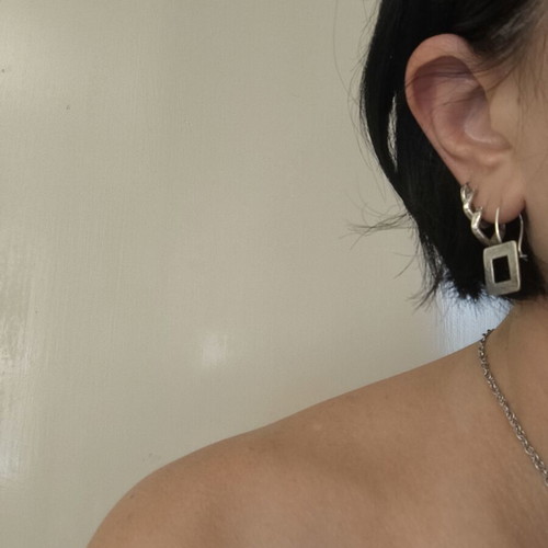 Silver handmade earrings 925 like new