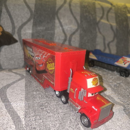 Mattel Disney Cars Mack Toy Trucks used, set of 3