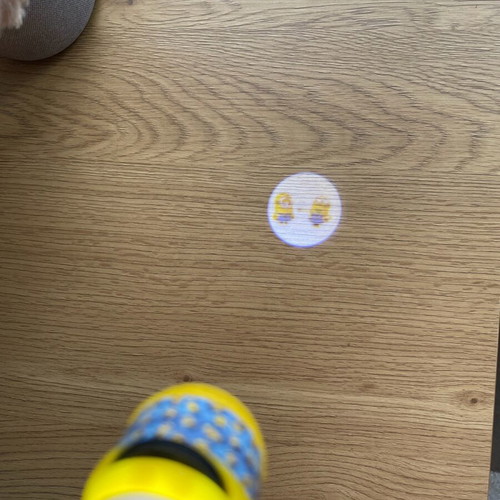 Minions flashlight used with 5 scenes from Despicable Me