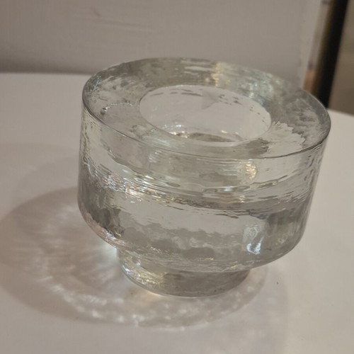 Vintage glass candle holder like new